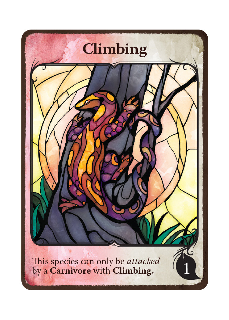 Evolution:  Stain Glass Art Promo Cards.